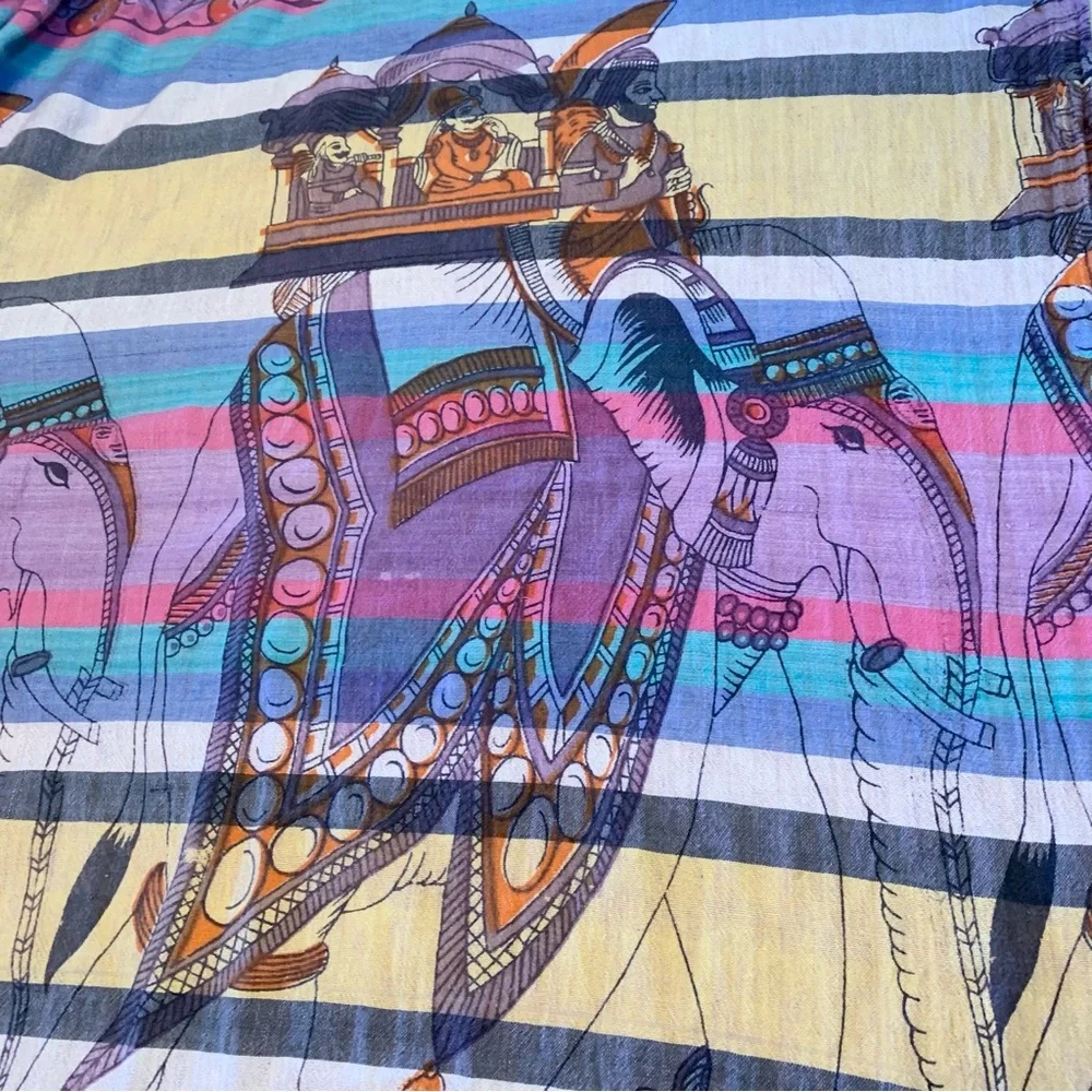 Indian Block Print Textile - Picture 3 of 7